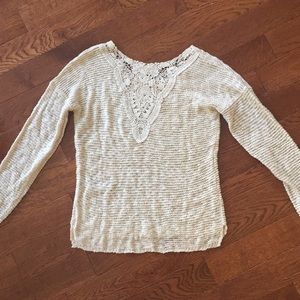 Pink rose sweater